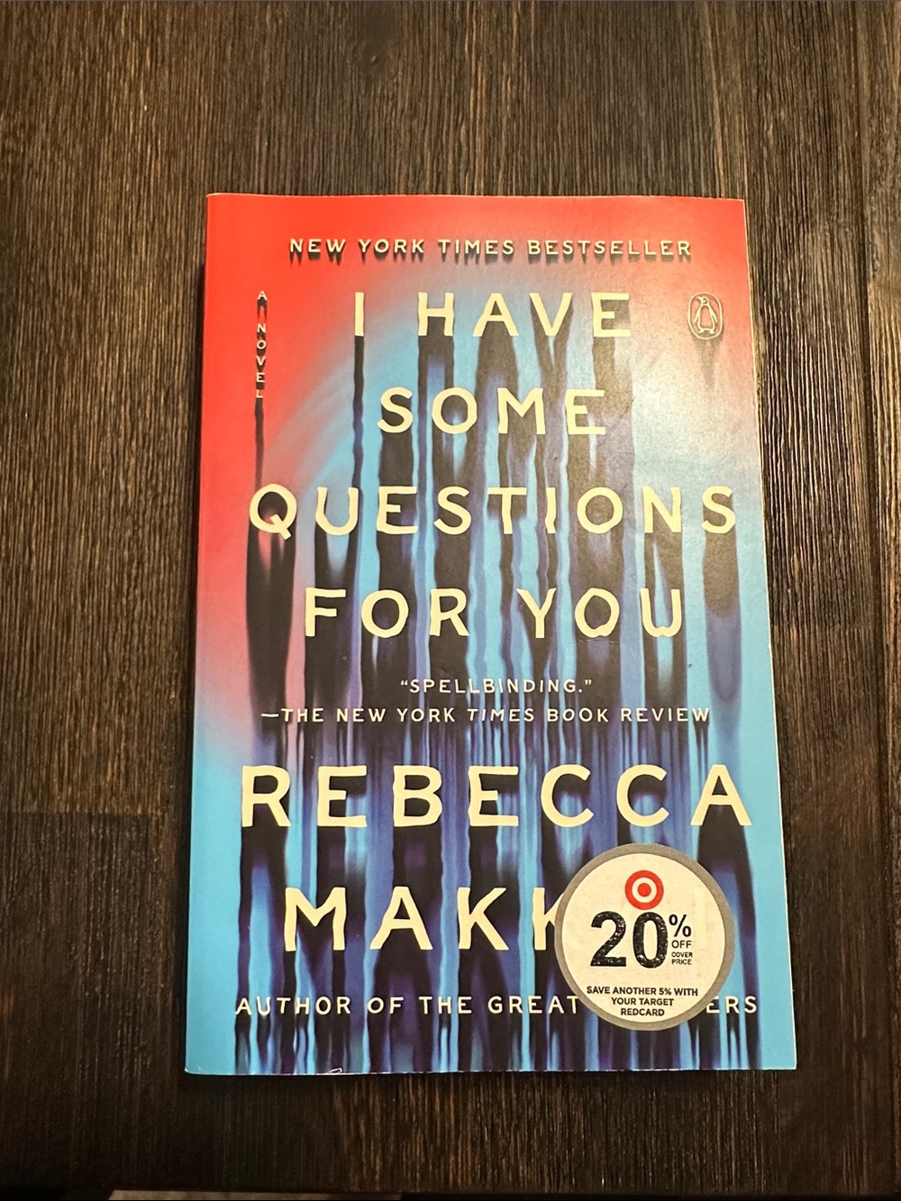 I have some questions for you Paperback Novel Cover